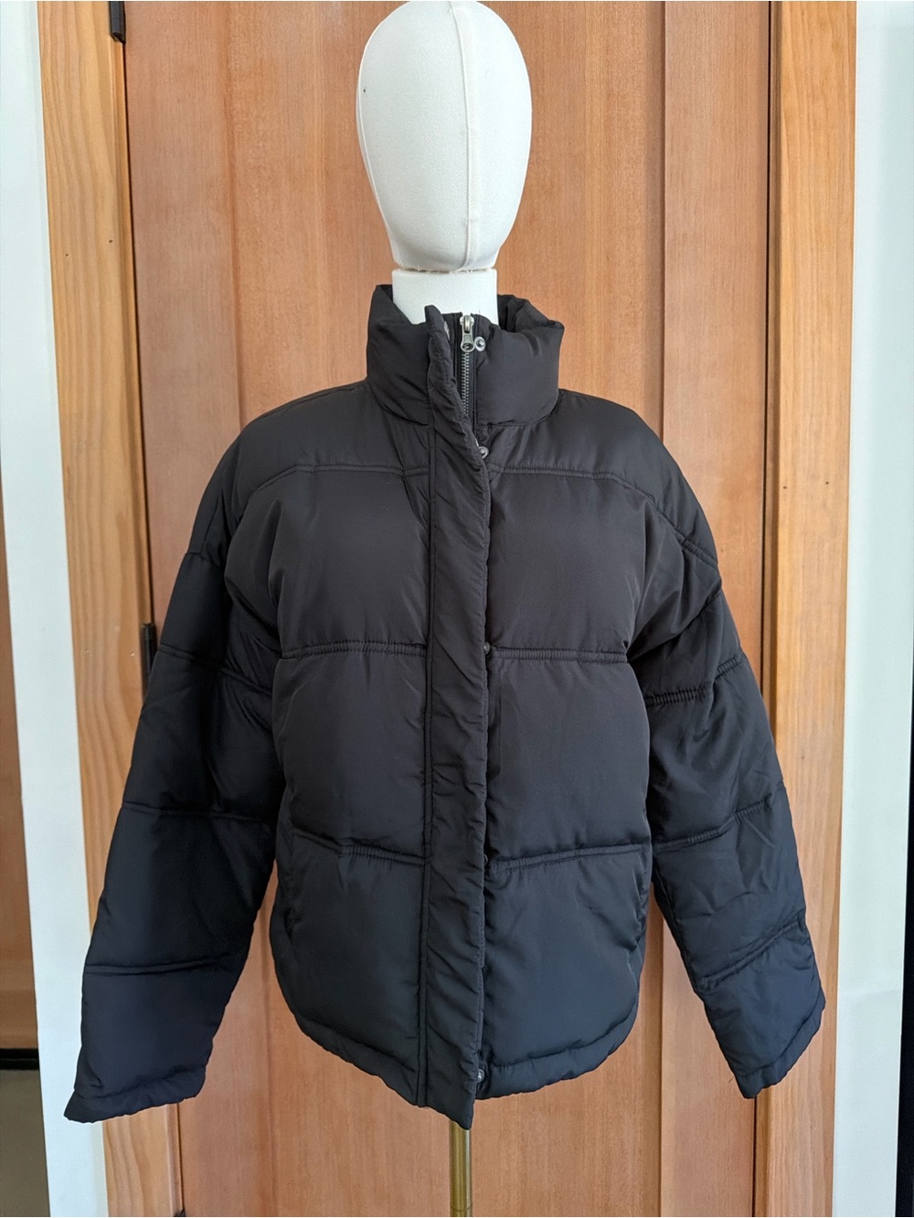 Thread & Supply Classic Black Puffer Jacket - Women